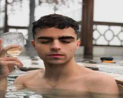 La Jose consuming alcohol